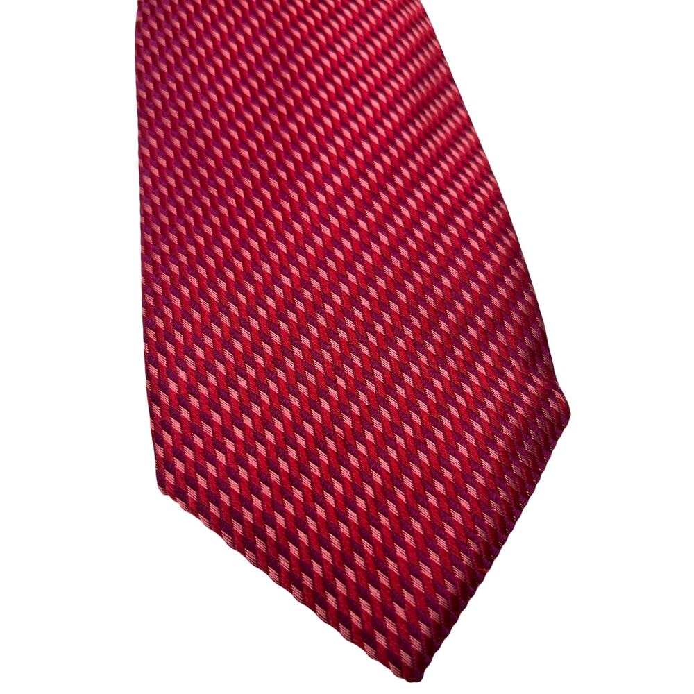NWT $80 Ted Baker Silk Red Neck Tie Made in Italy